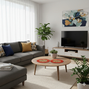 wooden crochet coasters